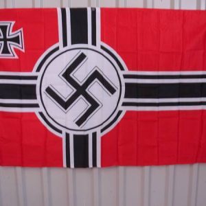 German WW2 War flag 3x5 ft. Standard Reichskriegsflagge – Kriegsmarine – (altered)