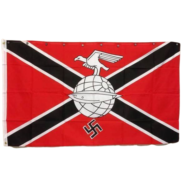 German Nazi Zeppelin Corps Flag, Historical Flag with Swastika 3 X 5 ft. Standar German Nazi Zeppelin Corps Flag, Historical Flag with Swastika