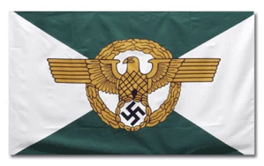 German Police Flag 3 X 5 ft. Standard Ordnungspolizei
