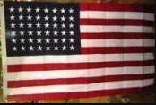 USA Flag 48 Star - 1912 to 1959 Cotton