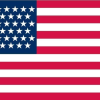 48 Star US Flag - Nylon Sewn Applique Stars (USA Made) - Image 2