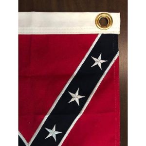 RU Flag 12 x 18 inch With Grommets Rebel Cotton Flag