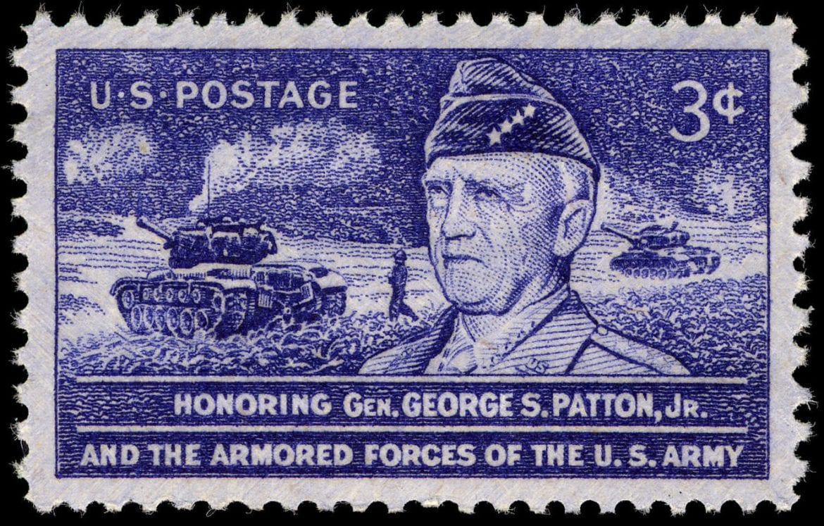 General Patton Postage Stamp