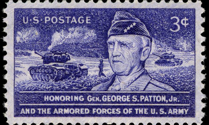 General Patton Postage Stamp